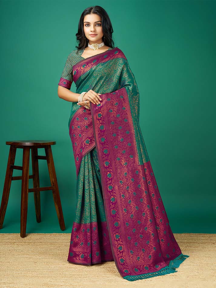 Ellampally Top Dyed saree