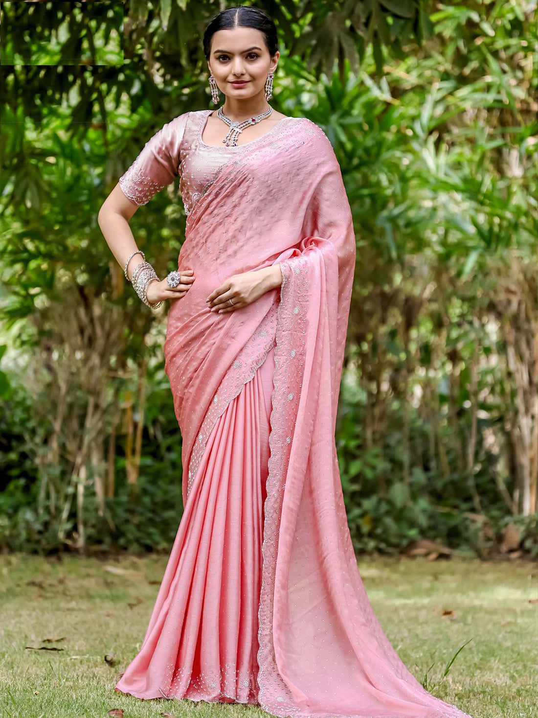 Karigari Gerogette Saree