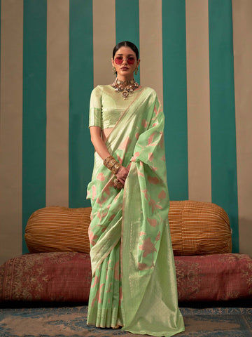 Kapri Linen Saree