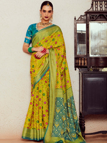 Meera Brasso Silk Saree