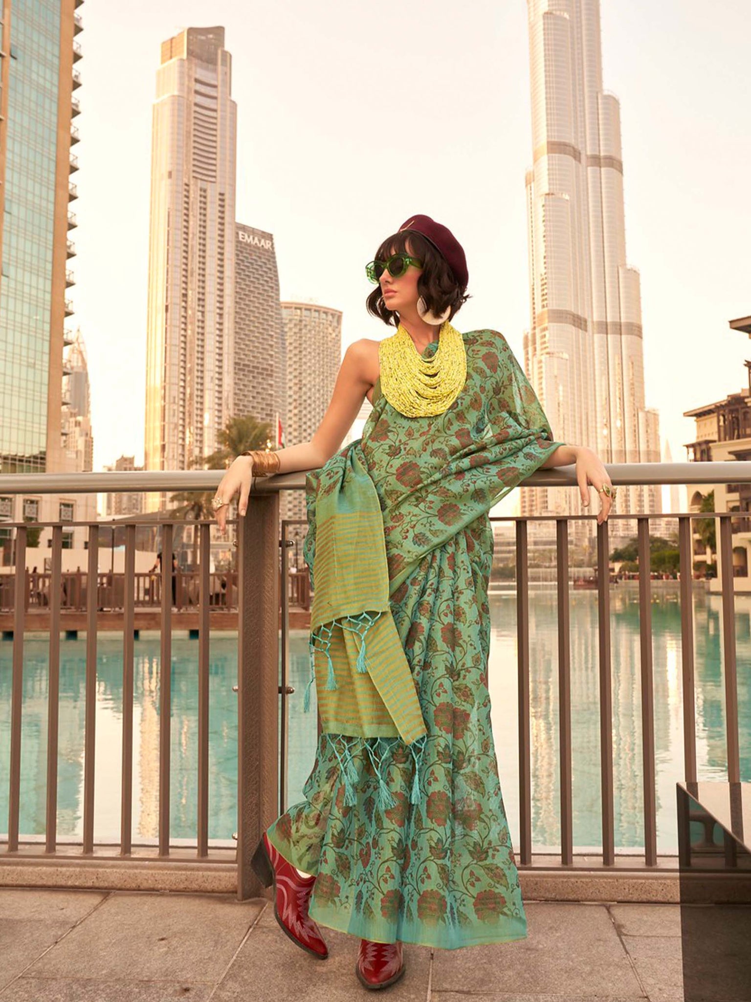 Keeyah Zari Tissue Saree