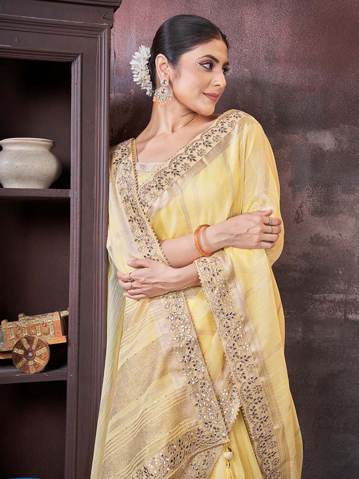 Sumitra Top Dyed Saree