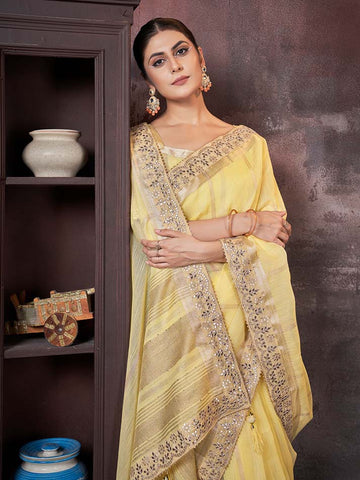 Sumitra Top Dyed Saree