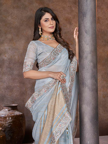 Sumitra Top Dyed Saree
