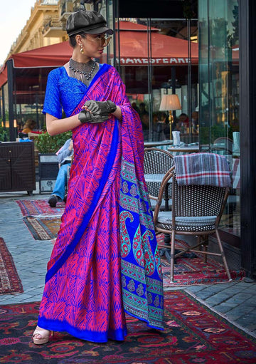 Kobe Satin Crepe Saree