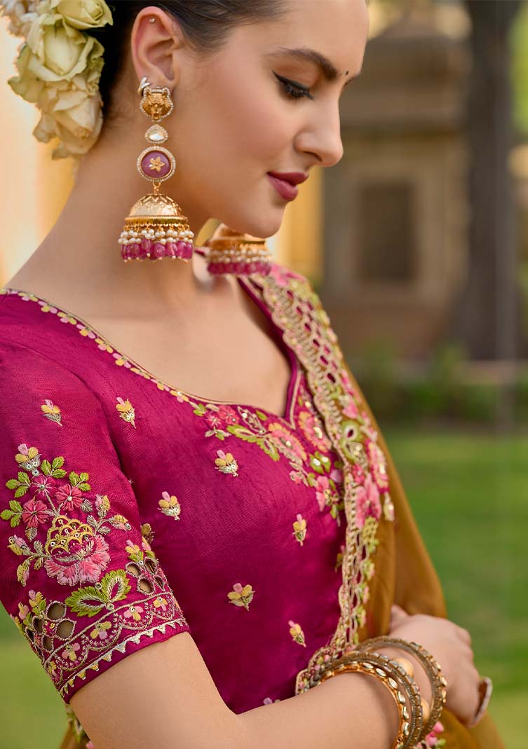 Anaara Tissue Organza Silk Saree