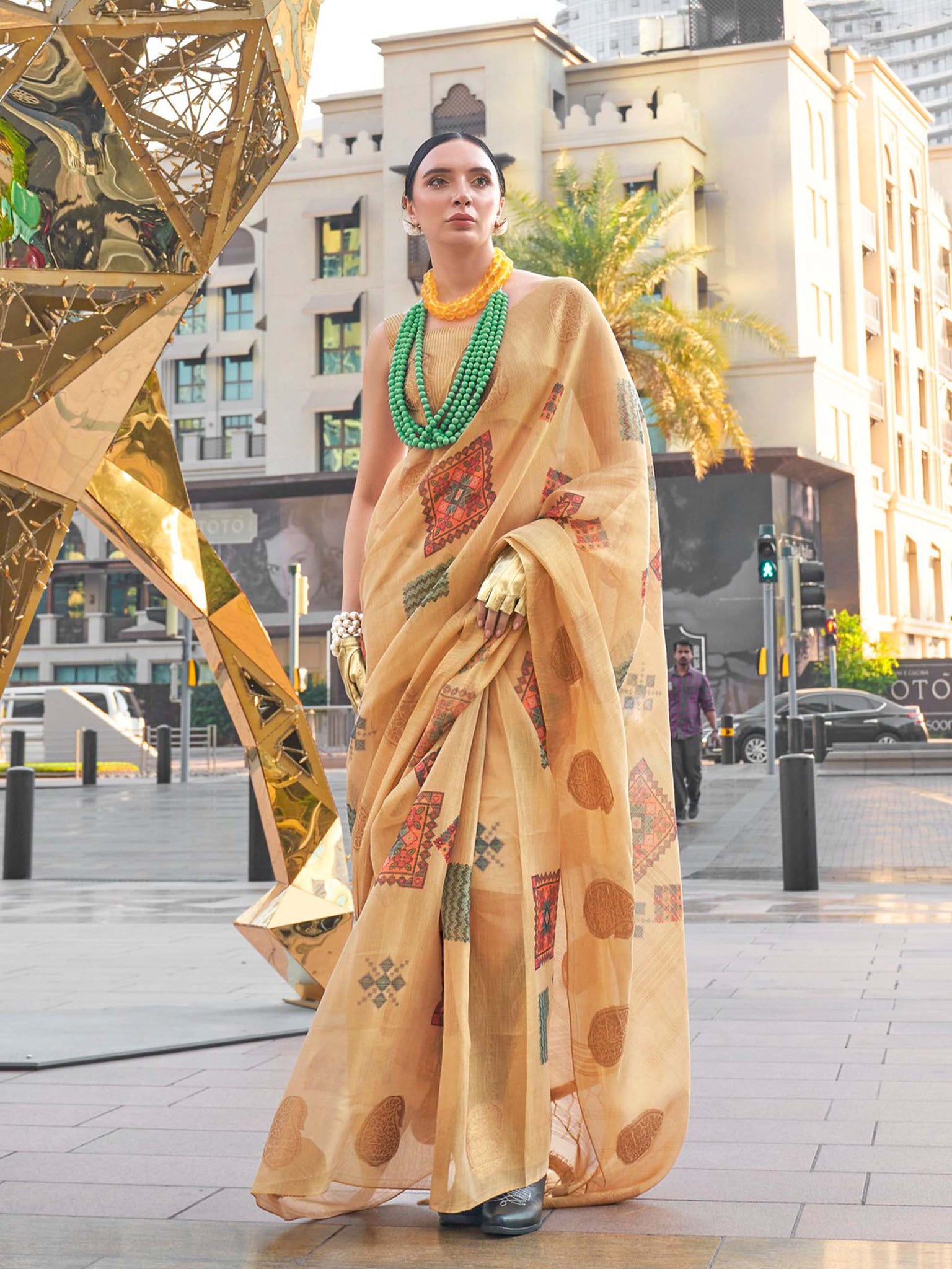 Kroma Zari Tissue Saree