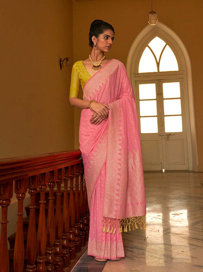 Tirth Nylon Crepe Saree