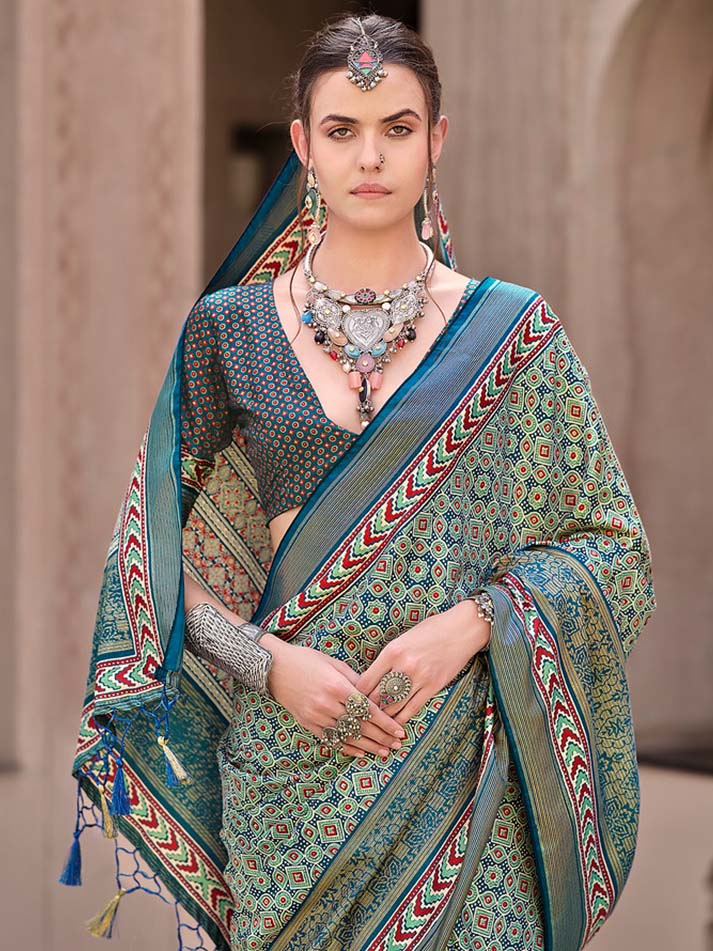 Kasturi Digital Soft Silk saree