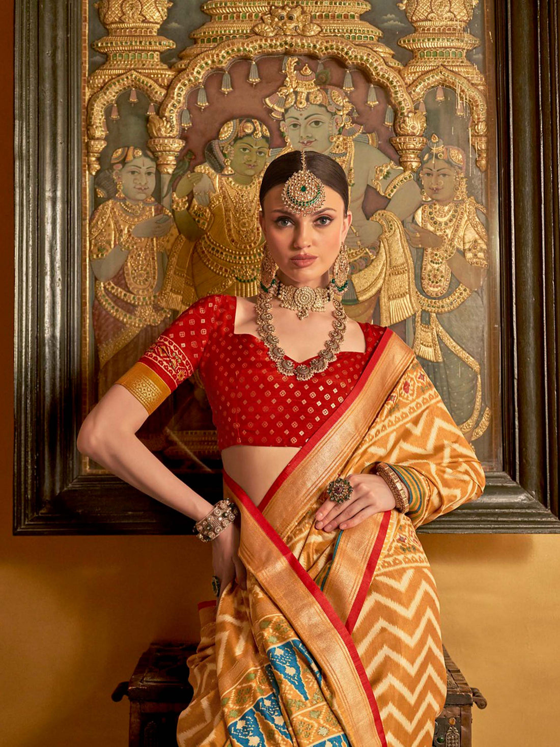 Suwarna Patola Sigma Silk Saree