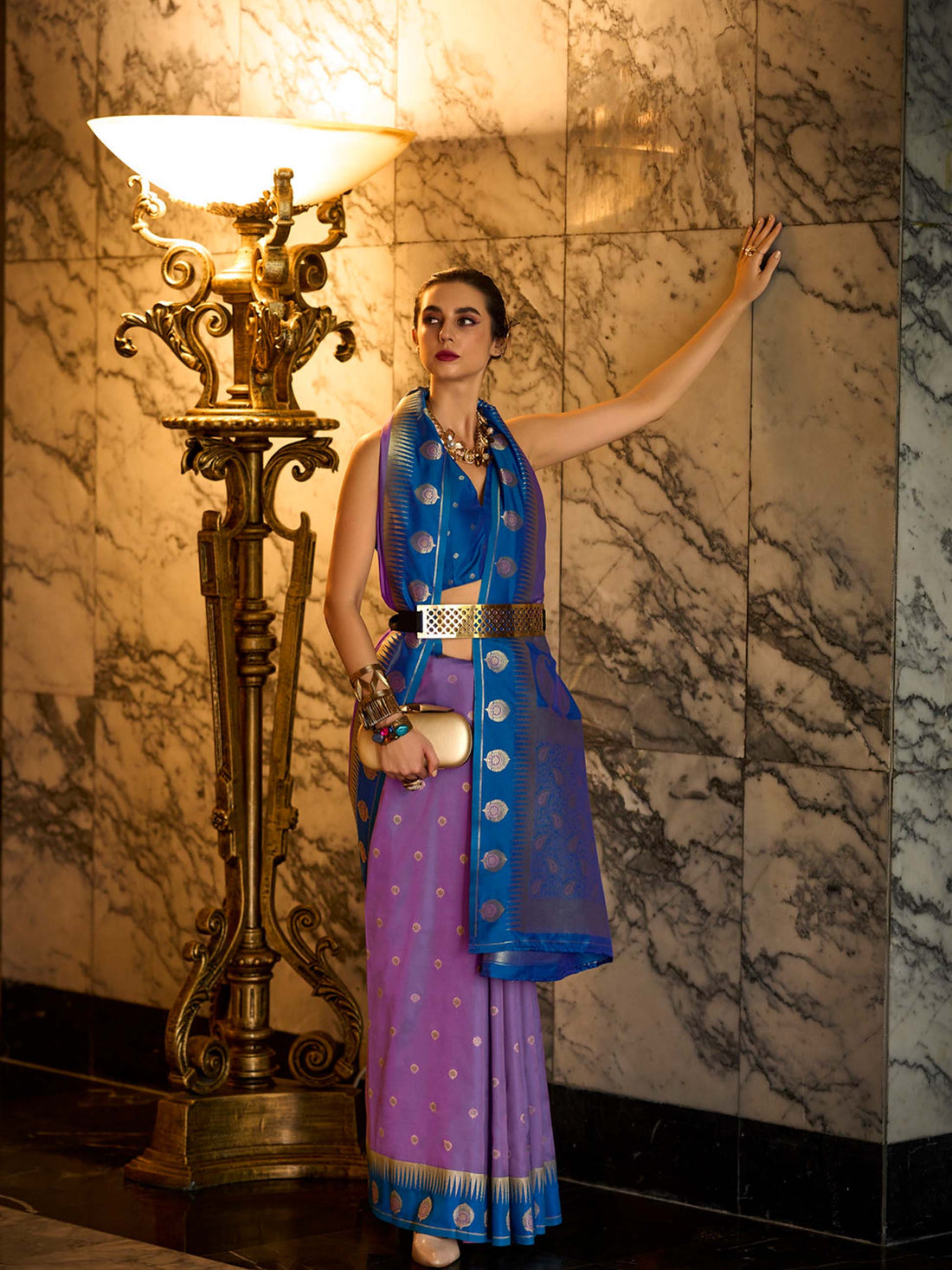Cherry Soft Silk Saree