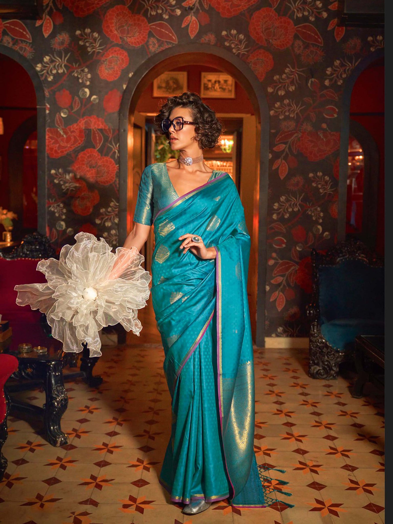 Kaakshi Silk Banarasi Silk Saree