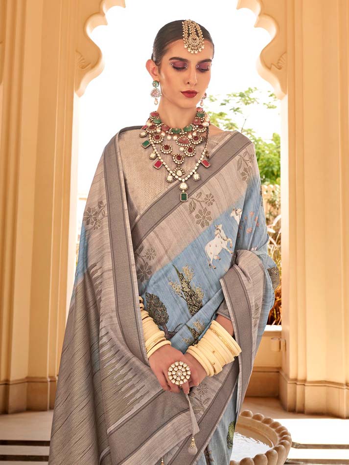 Savera Pv Raw Silk Saree