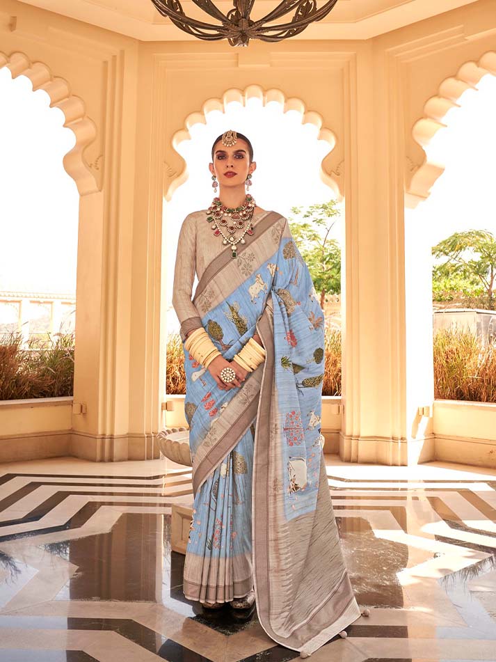 Savera Pv Raw Silk Saree