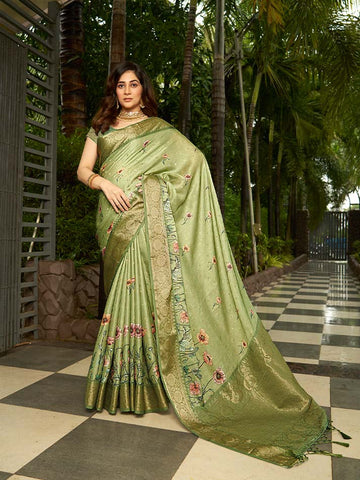 Pastel Vol Crepe Sillk Saree