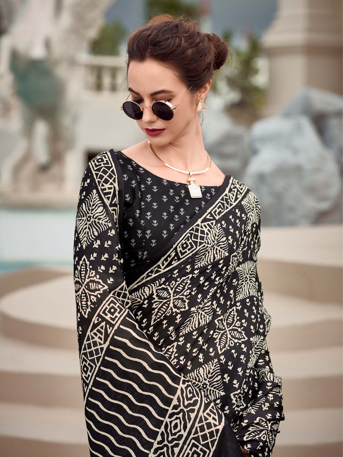 Resham Pure Mul Mul Silk Saree