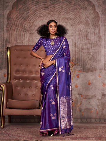 Kanthkala Pure Satin Saree