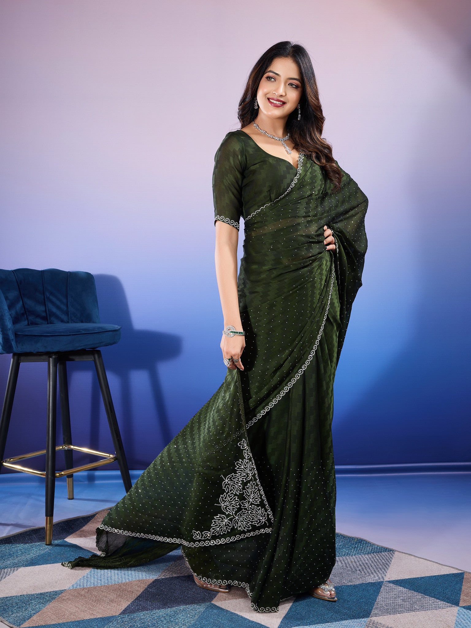Leaf Silk Banarasi Silk