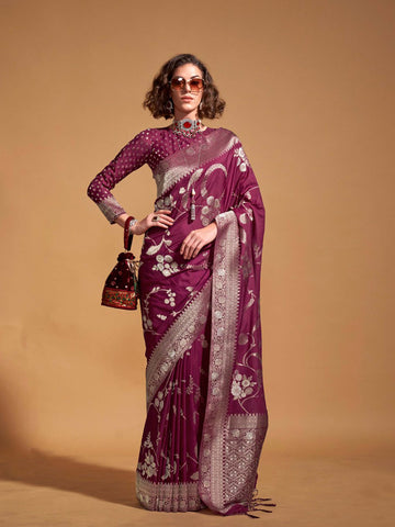 Kocktail Pure Georgette Nylon Silk Saree