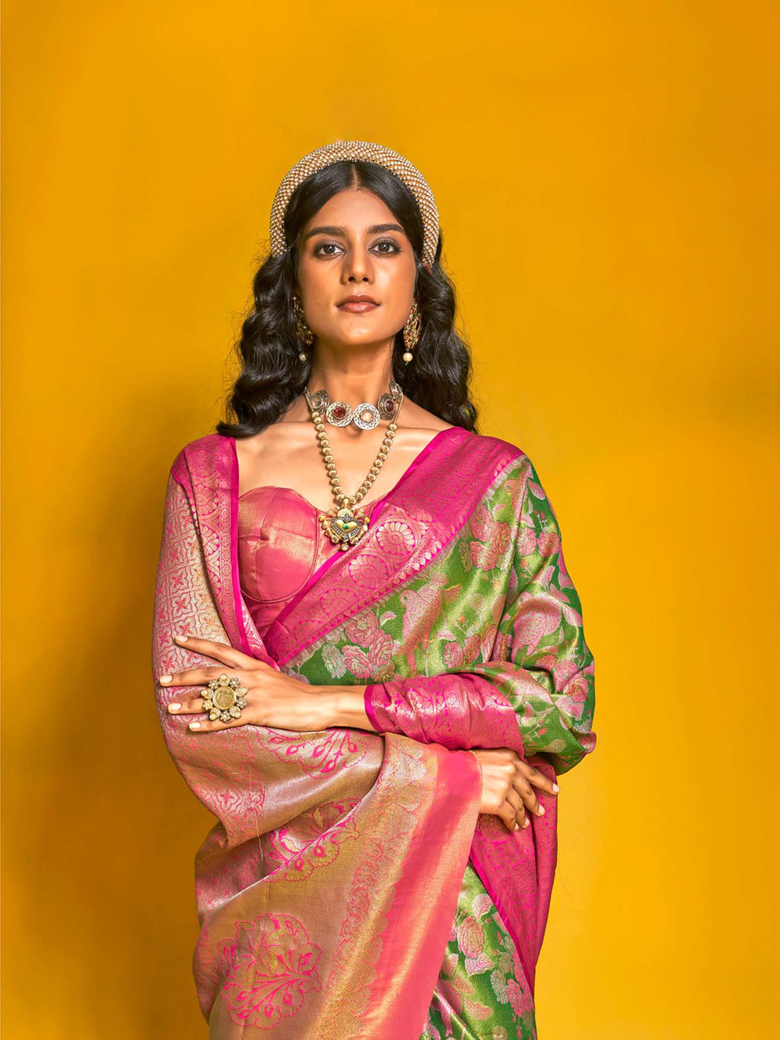 Karmavaram Zari Tissue Saree