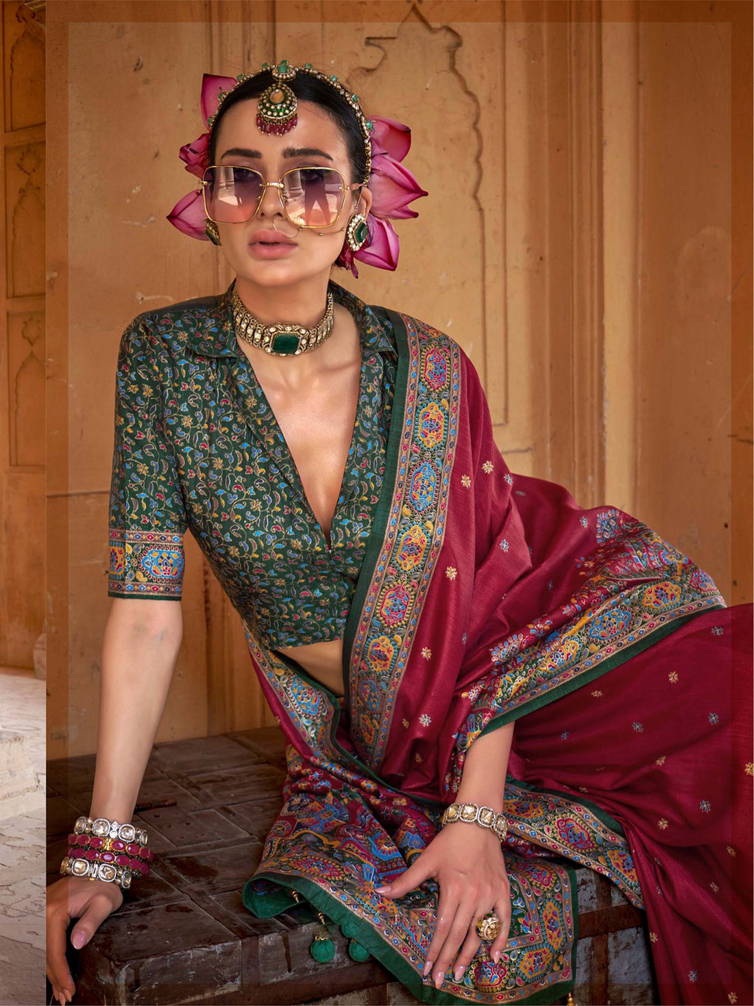 Sugandha Viscose Silk Saree