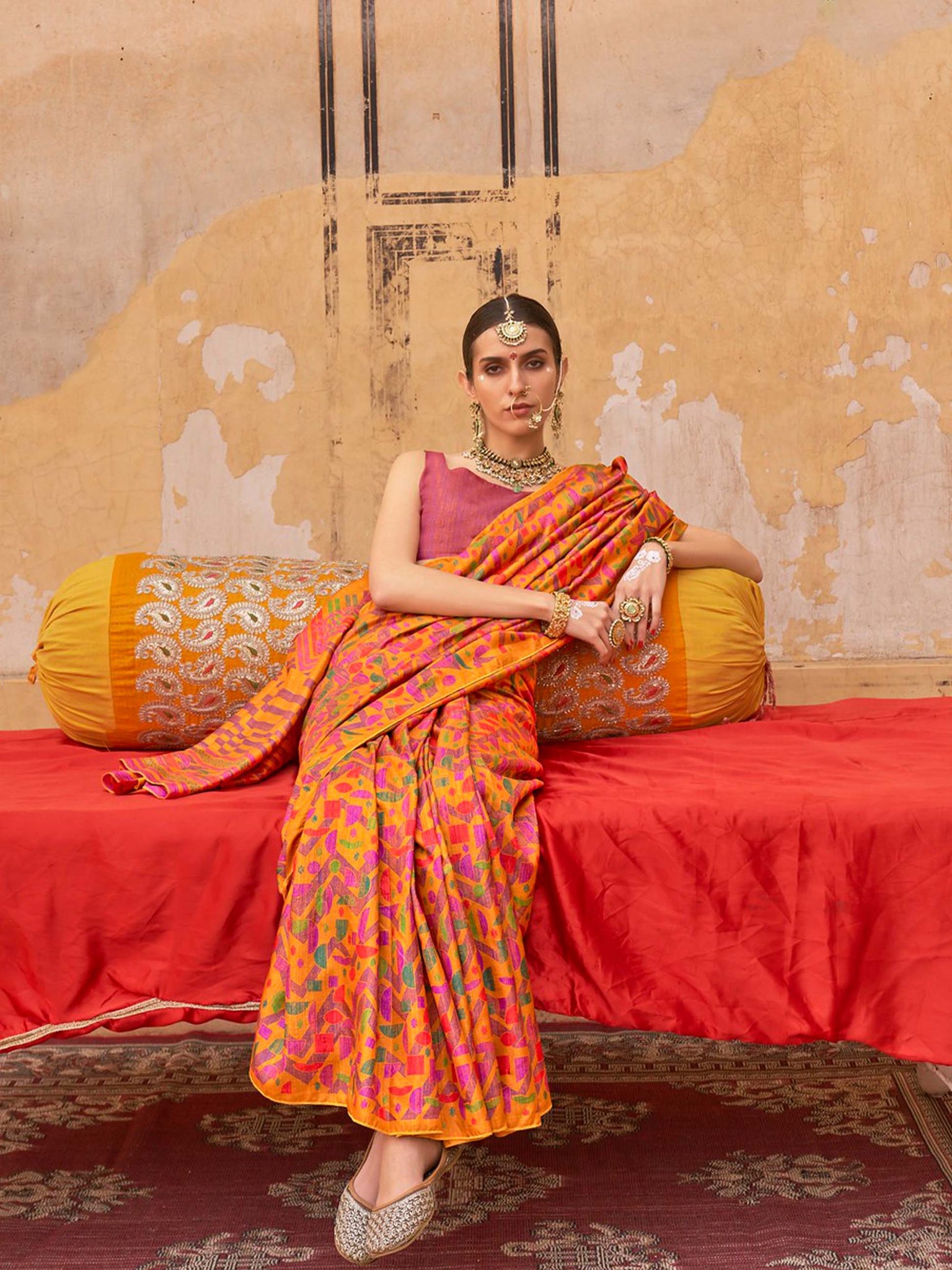 Rag Malhari Cotton Saree