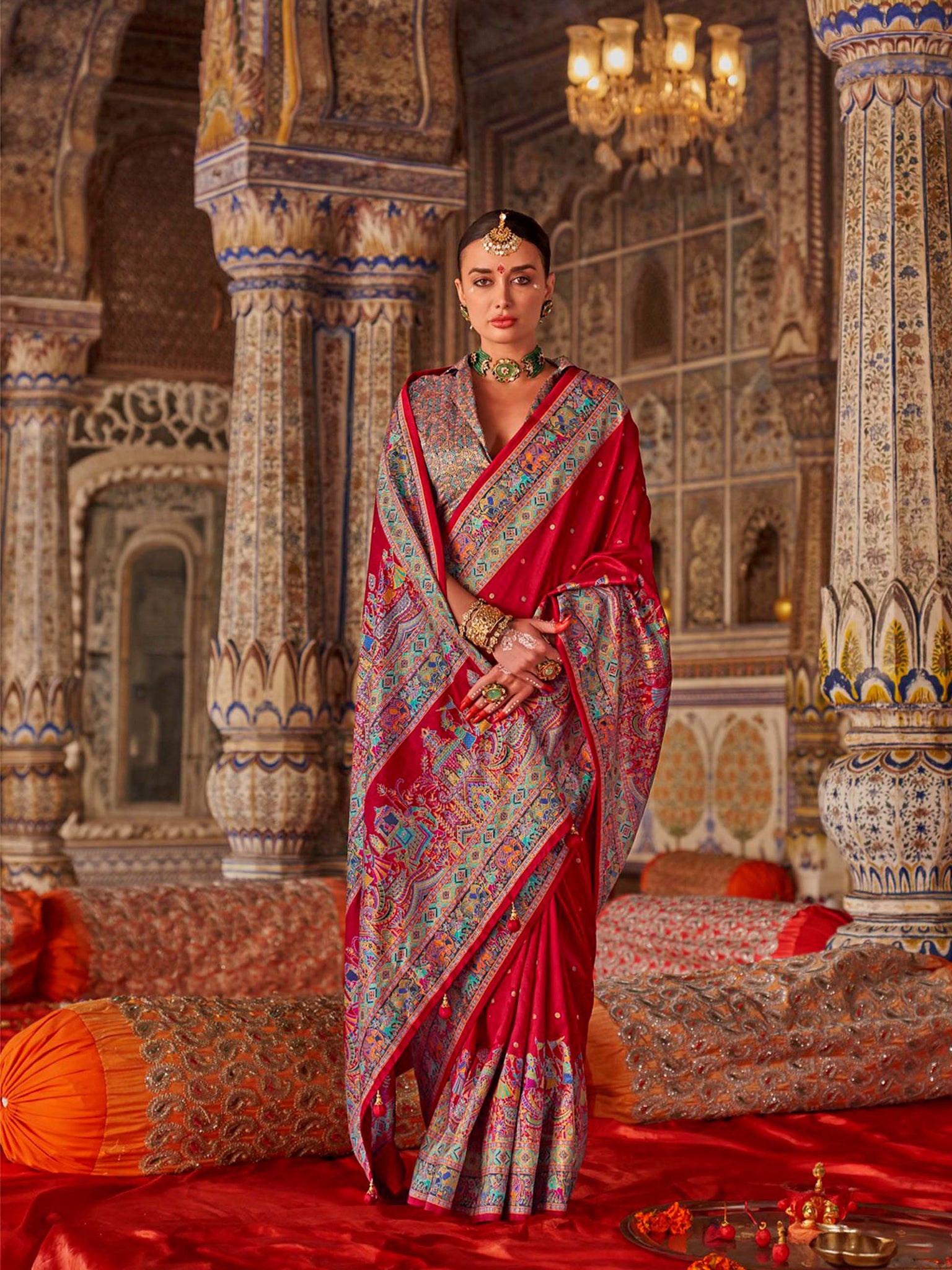 Raj Tilak Vol Viscose Blend Saree