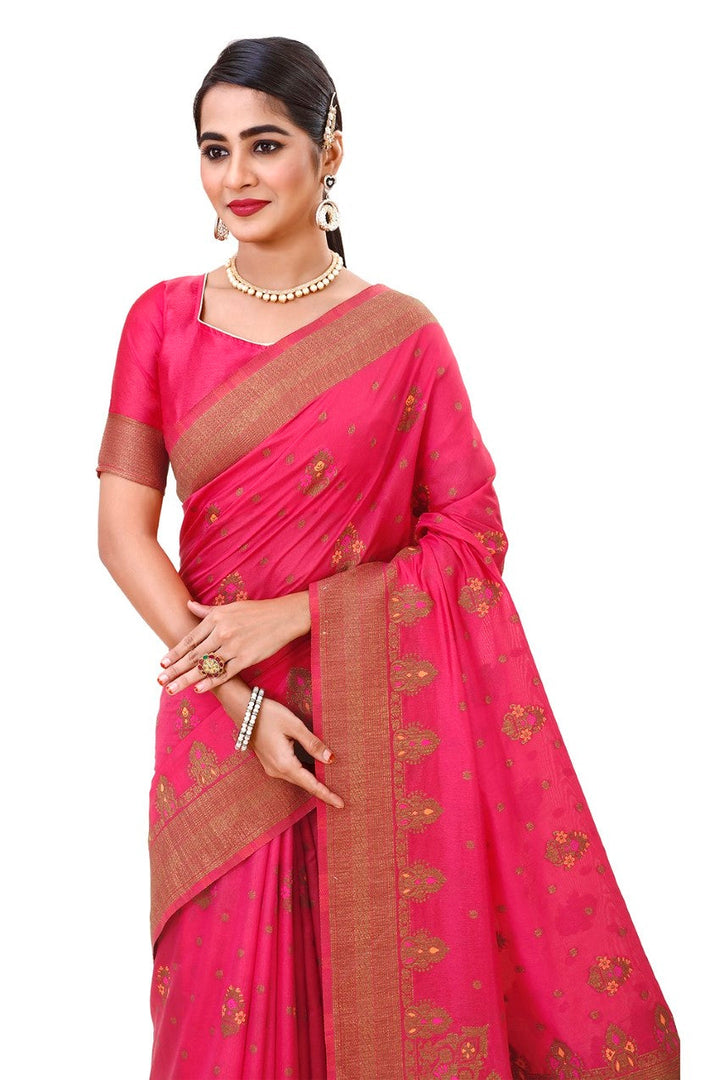 Flourious Pure Silk Saree for Women