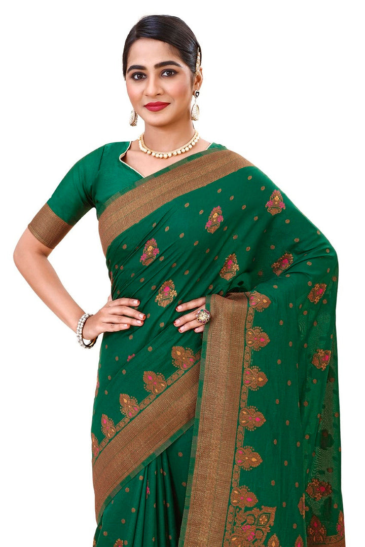 Flourious Pure Silk Saree for Women