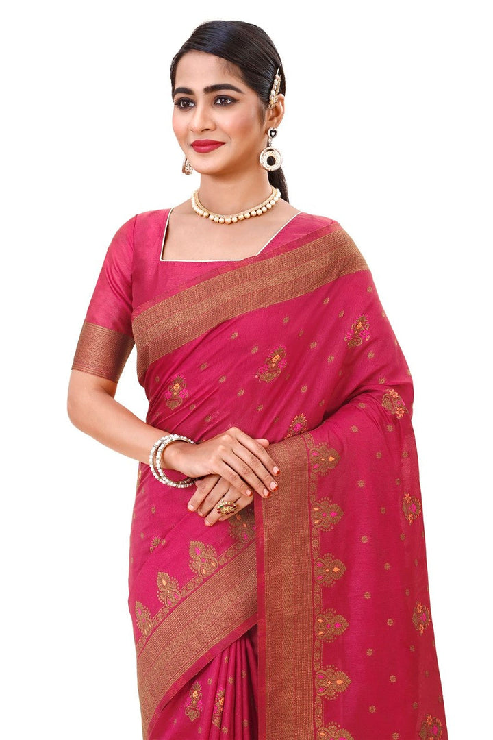 Flourious Pure Silk Saree for Women