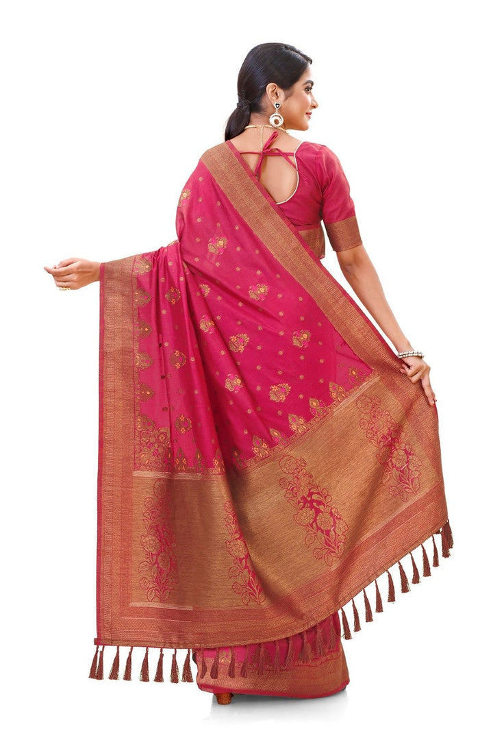 Flourious Pure Silk Saree for Women