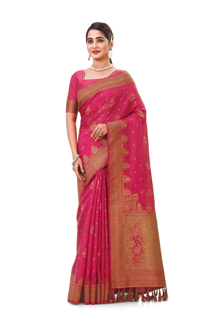 Flourious Pure Silk Saree for Women