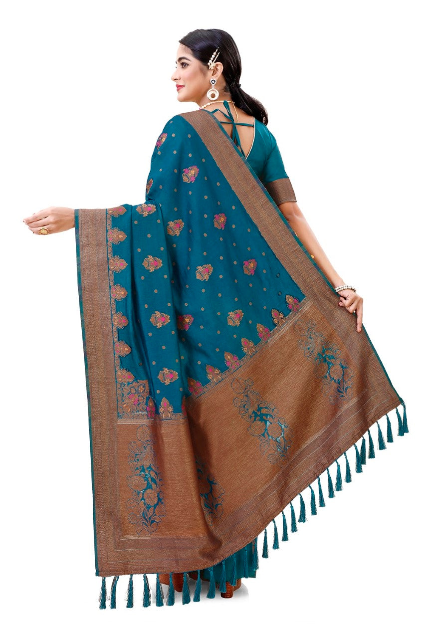 Flourious Pure Silk Saree for Women