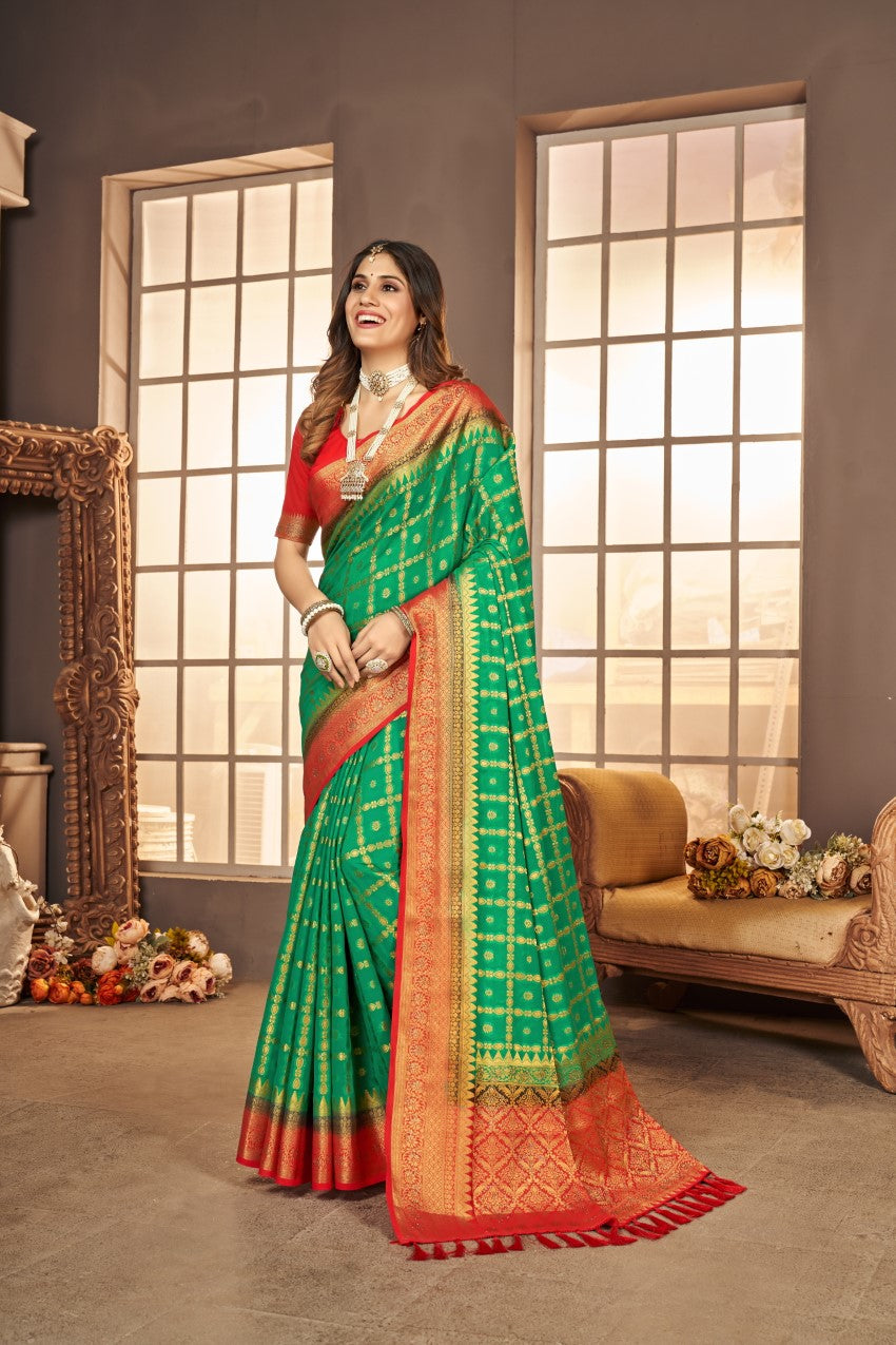 Flourious Pure Georgette saree for wedding with siroski work