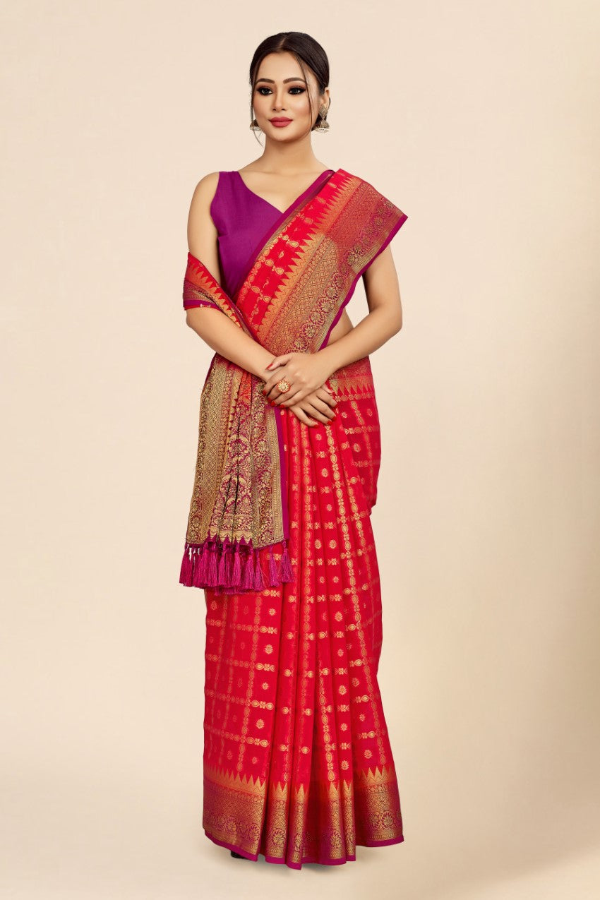 Flourious Pure Georgette saree for wedding with siroski work